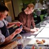 chef voltaggio uses his iPhone