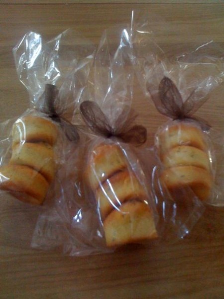 a treat to take home for breakfast - sweet rosemary muffins