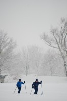 cross country skis still made for slow going at baker park