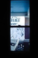 looking out the dining room