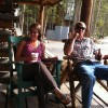 kicking back at the cabin